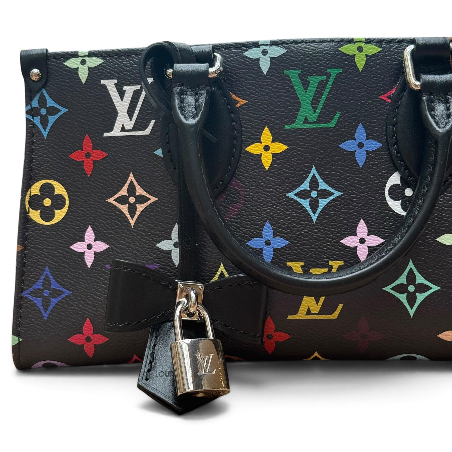 Louis Vuitton - Sac On the Go PM Murakami noir