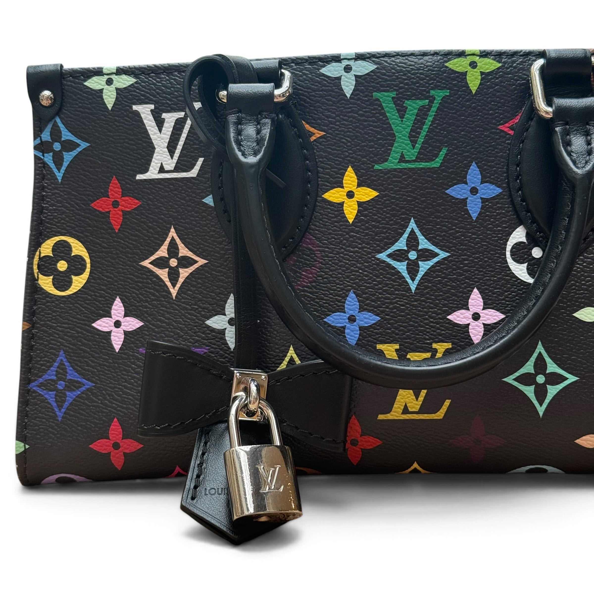 Louis Vuitton - Sac On the Go PM Murakami noir
