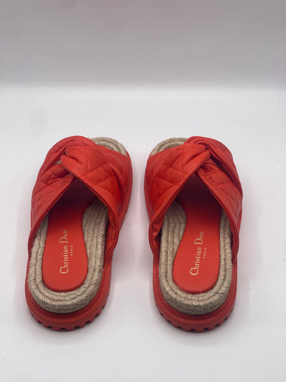 Dior - Sandales espadrilles T40,5