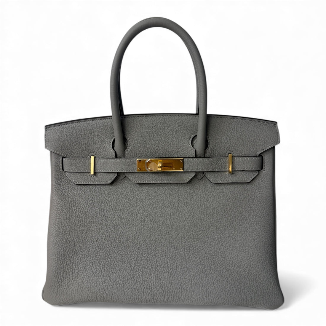 Hermès - Sac Birkin 30 Gris Mouette