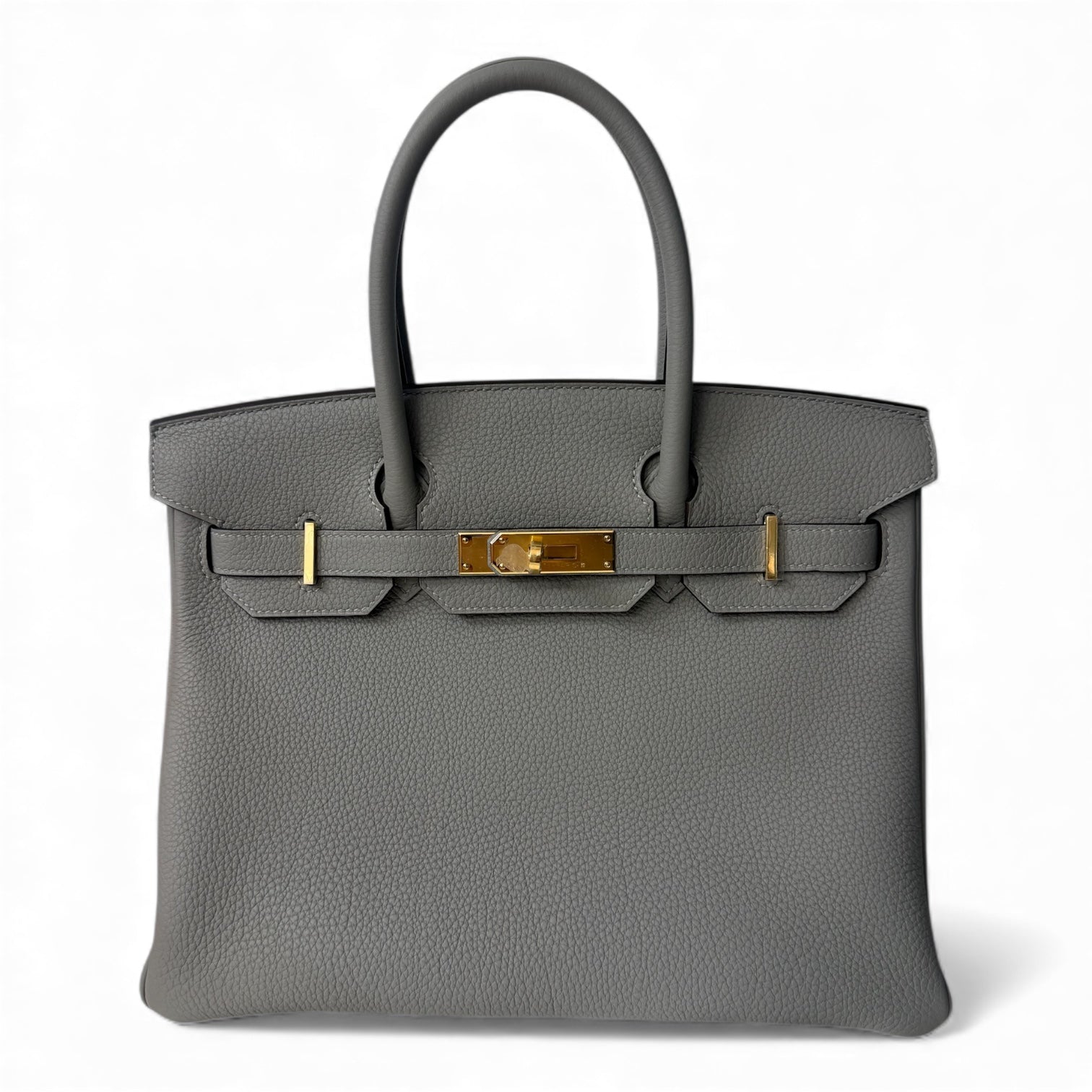 Hermès - Sac Birkin 30 Gris Mouette