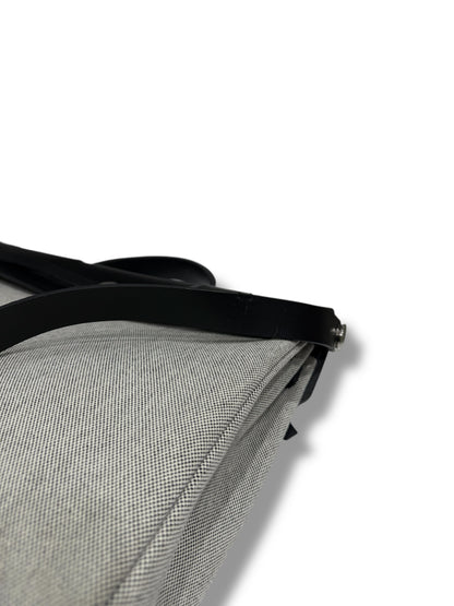 Hermès- Sac Herbag 39 Écru et noir