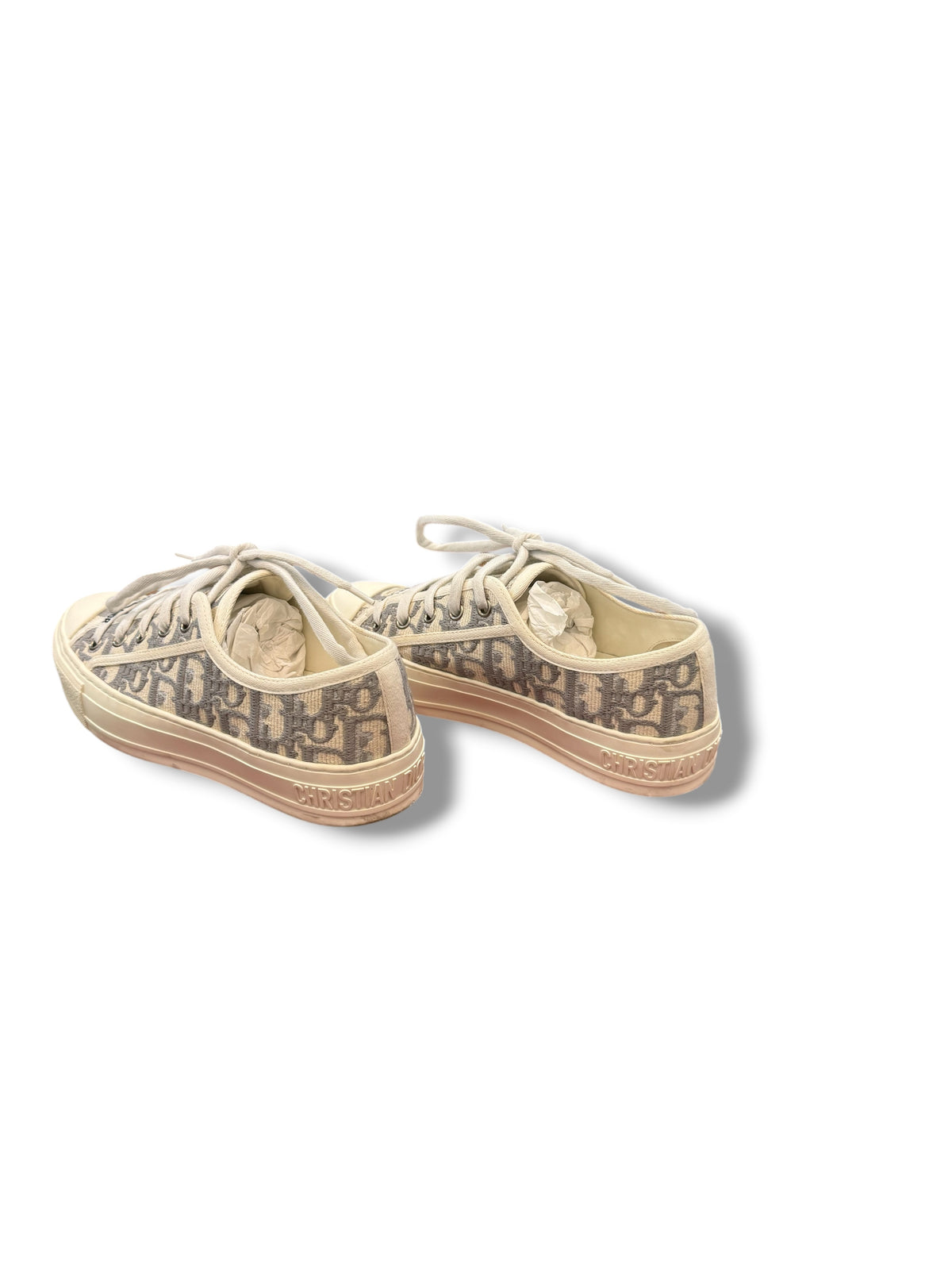 Dior - Sneakers Walk’n’Dior oblique gris T35,5