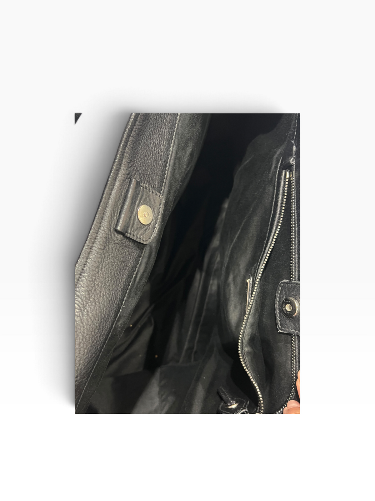 Miu Miu - sac cuir noir hobo