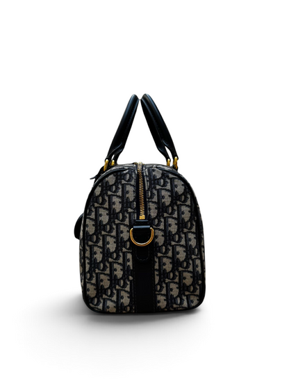 Dior - Sac Bowling en toile Jacquard monogramme oblique