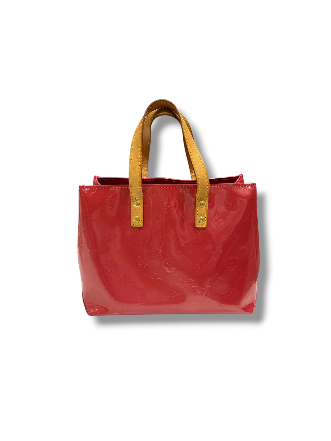Louis Vuitton – Reade PM aus lackiertem Monogrammleder, rosa