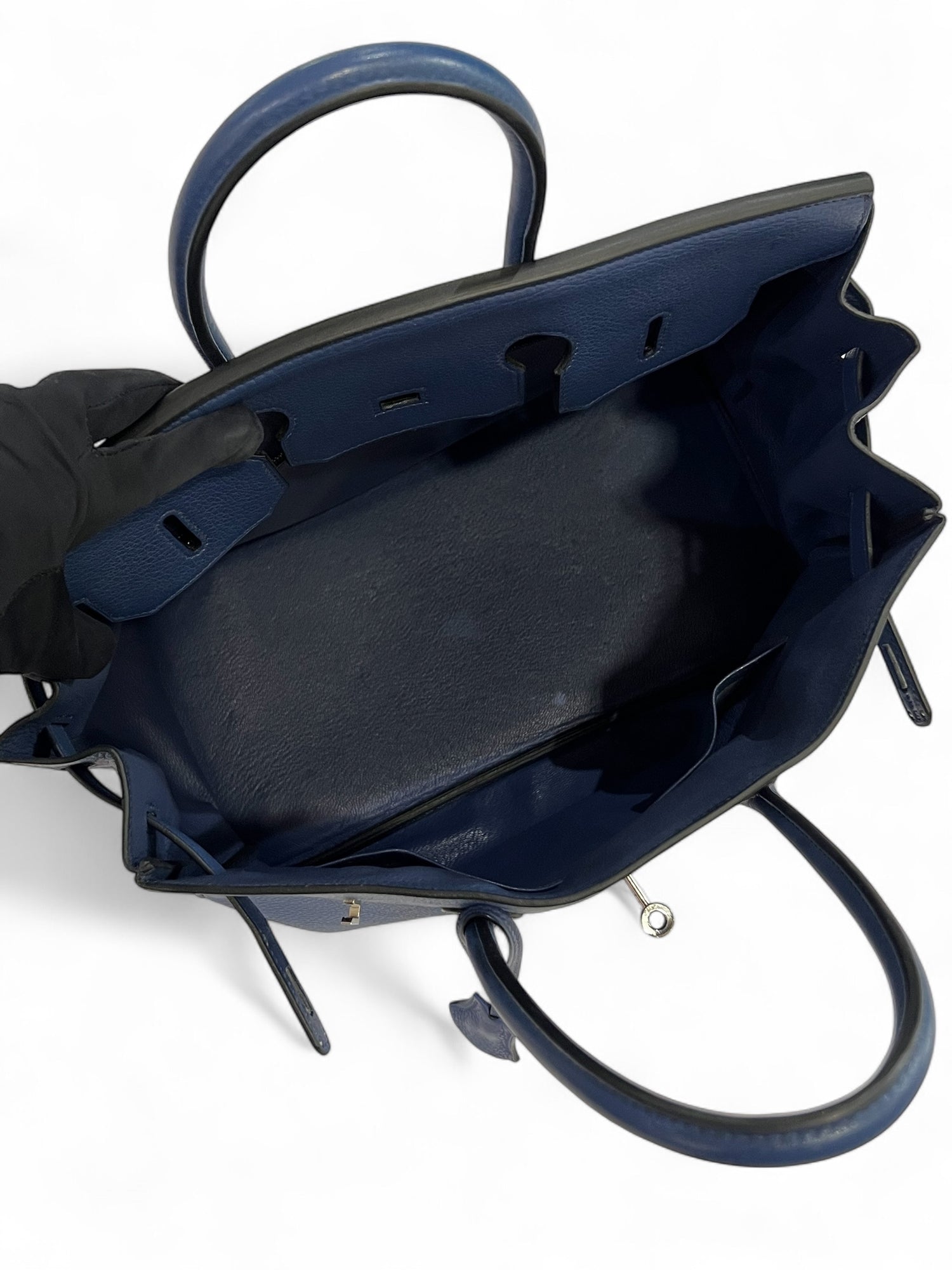 Hermès - Sac Birkin 35 bleu