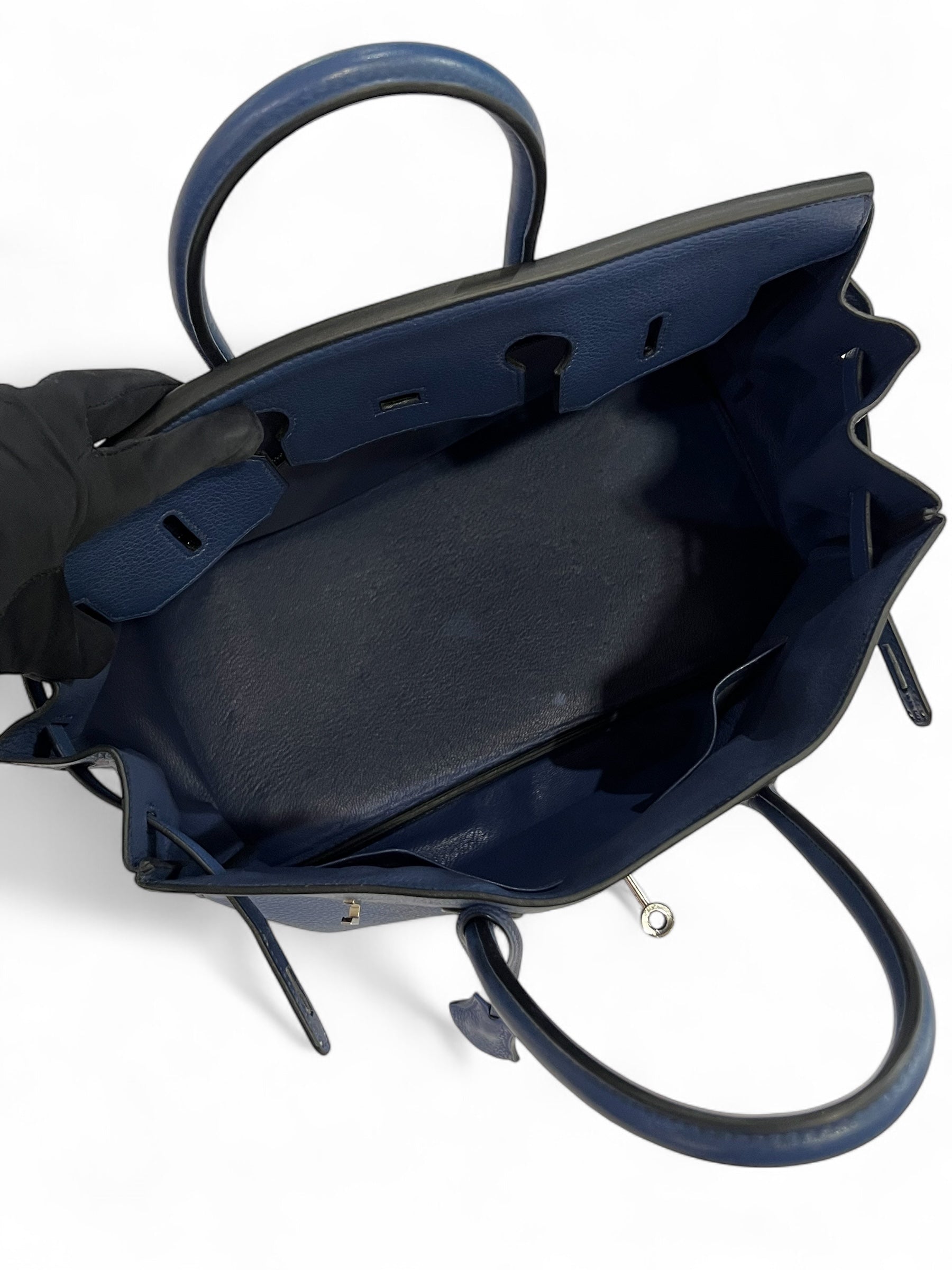 Hermès - Sac Birkin 35 bleu