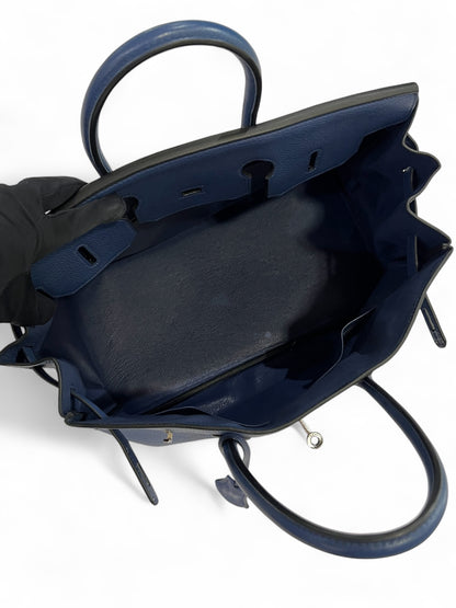 Hermès - Sac Birkin 35 bleu