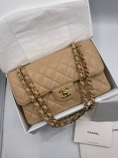 Chanel - Borsa Mini Timeless 23 beige