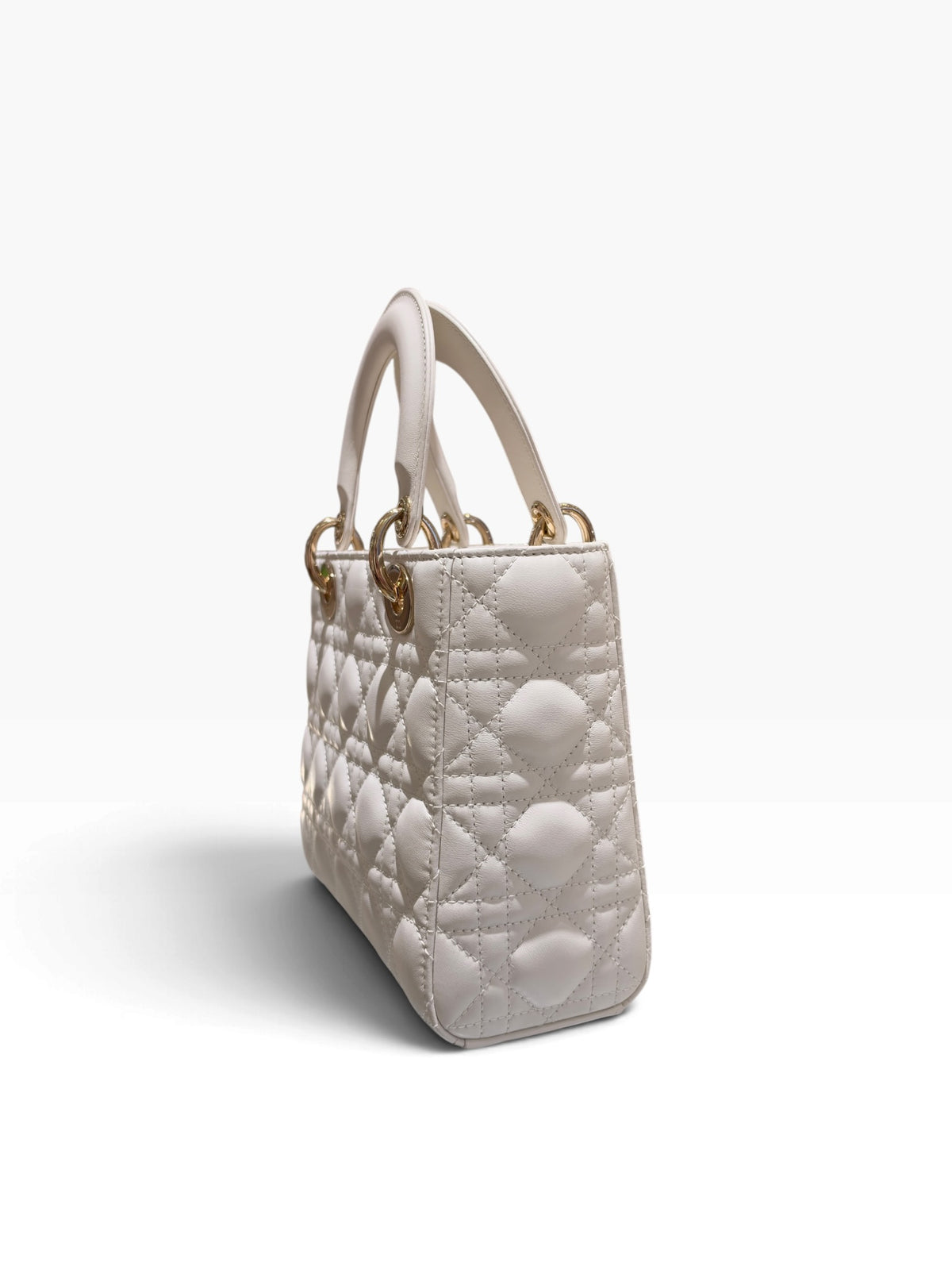 Dior - Sac Lady Dior édition ABC blanc