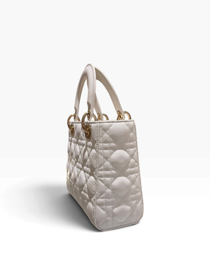 Dior - Sac Lady Dior édition ABC blanc