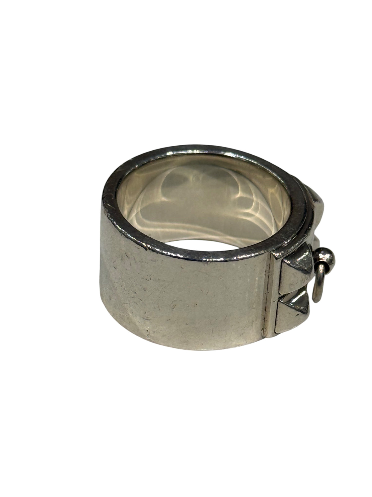 Hermès - Collier de Chien silver ring size 55