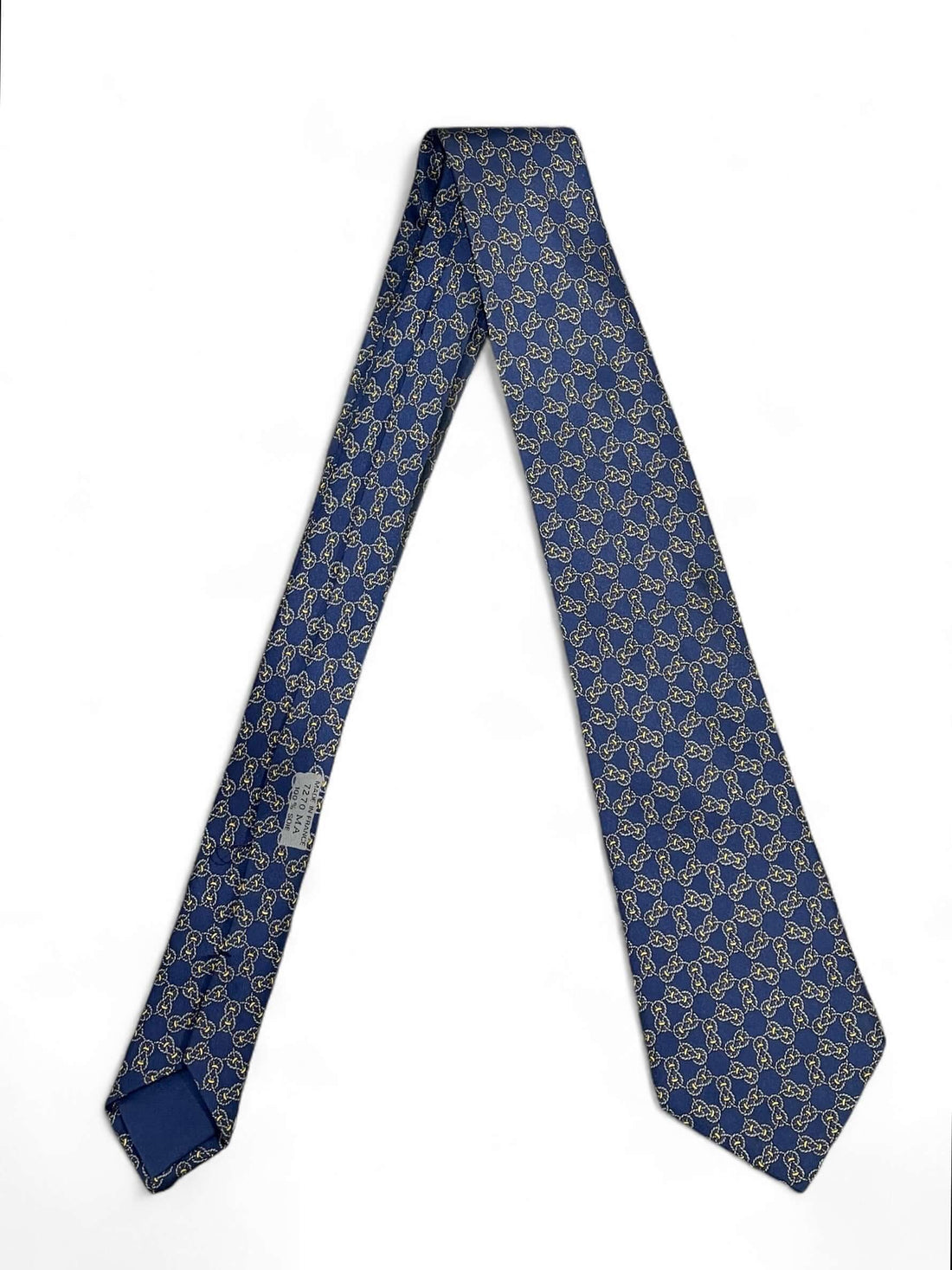 Hermès - Cravate bleue