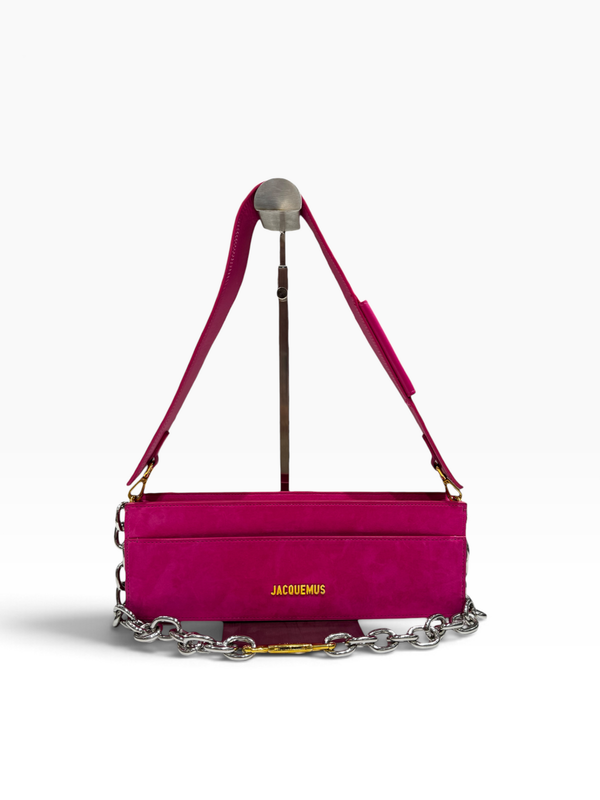 Jacquemus - Sac Le Ciuciu en daim rose
