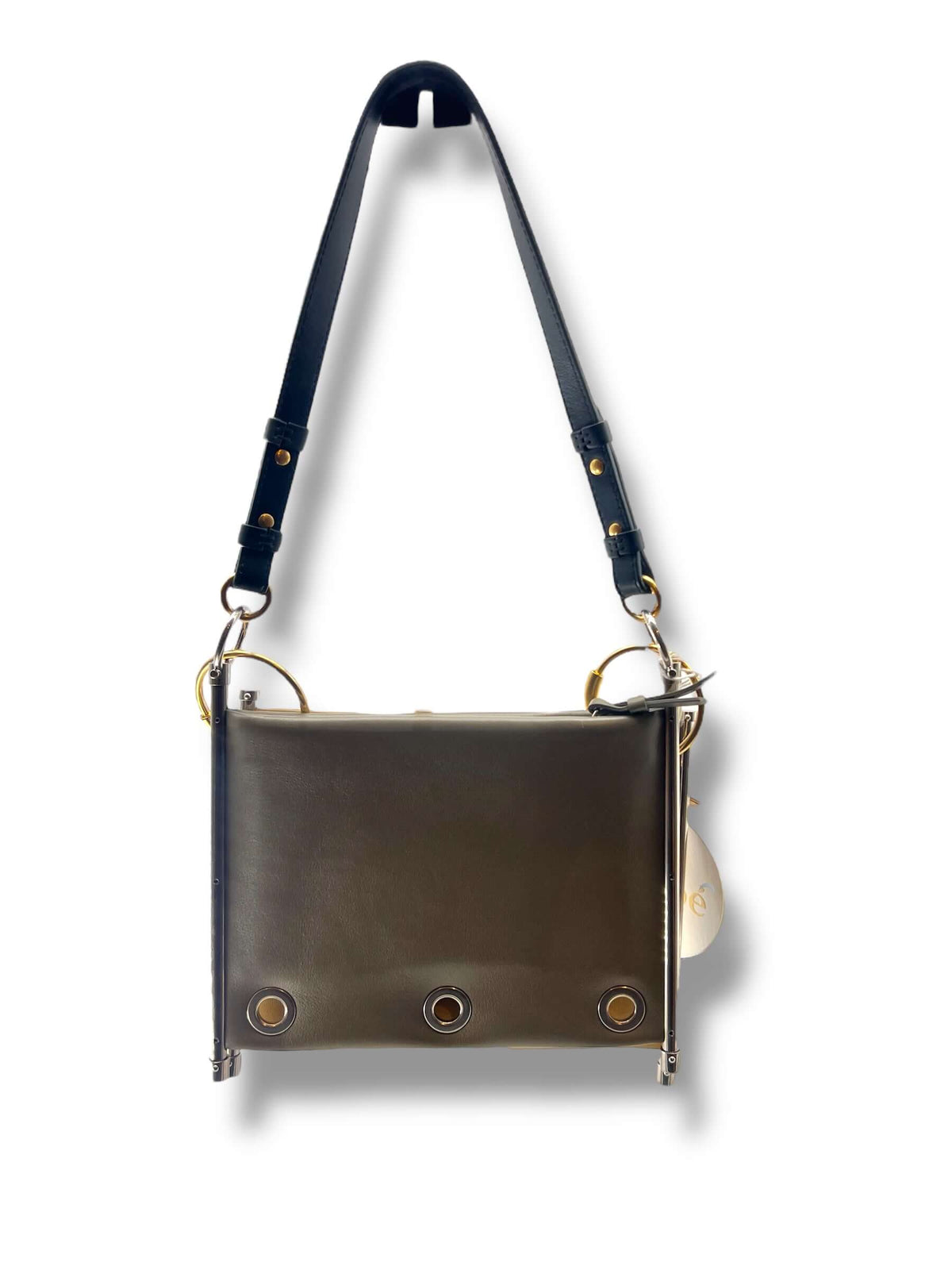 Chloé - Borsa Roy beige e kaki
