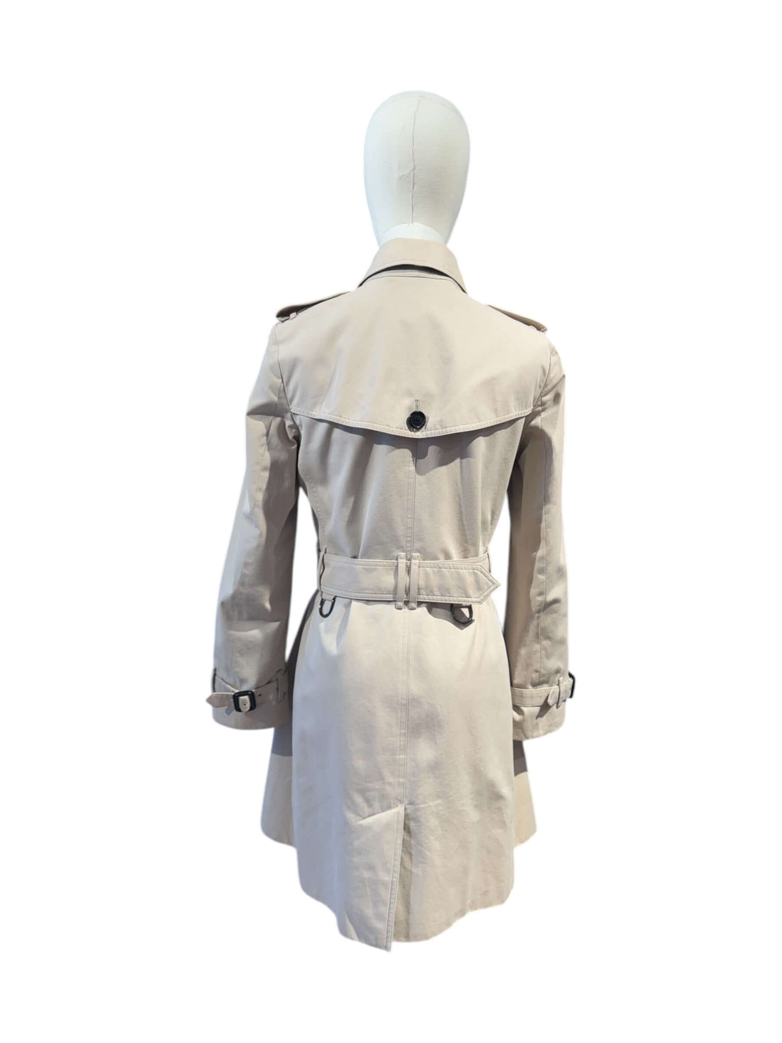 Burberry - Trench court en tartan T36