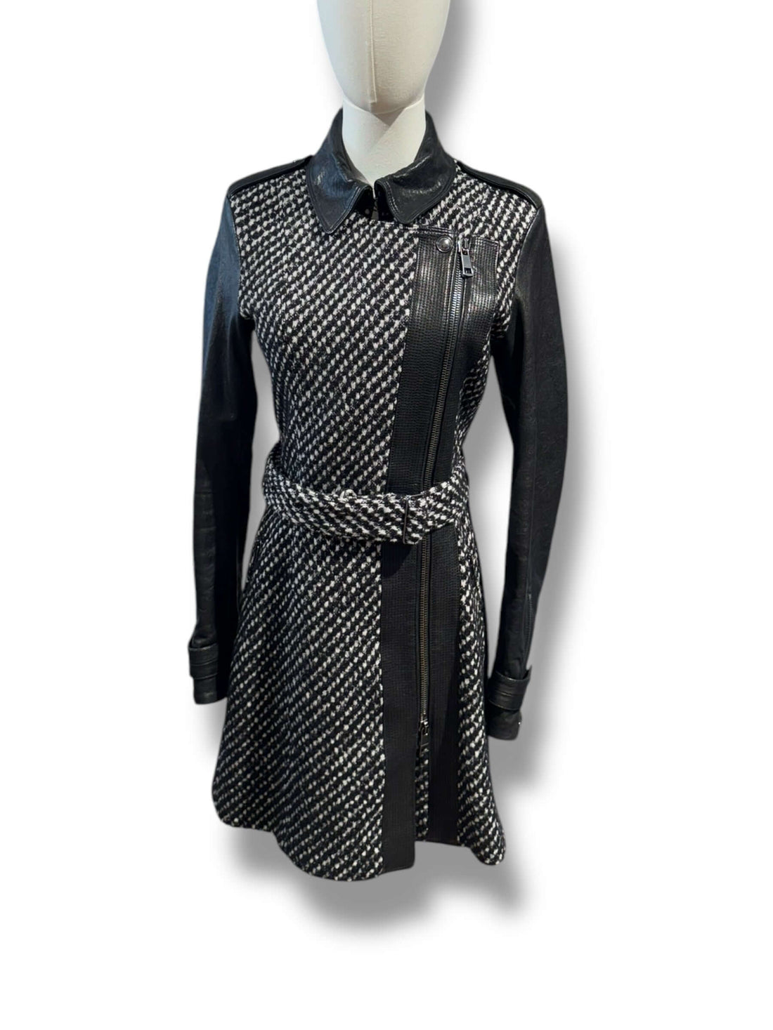 Burberry - Trench cuir et laine T36