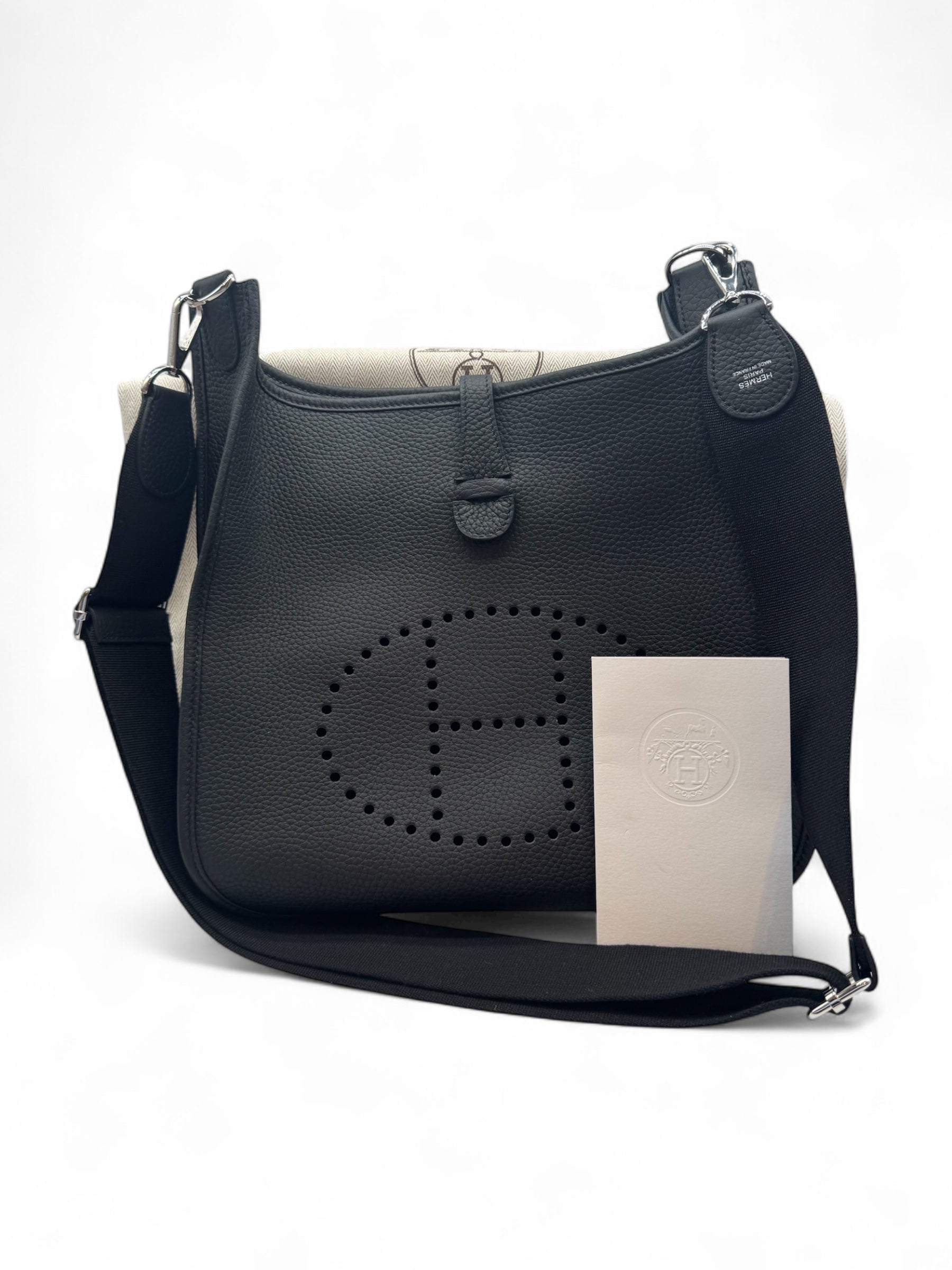 Hermès - Tasche Evelyne Poche III 29 Schwarz