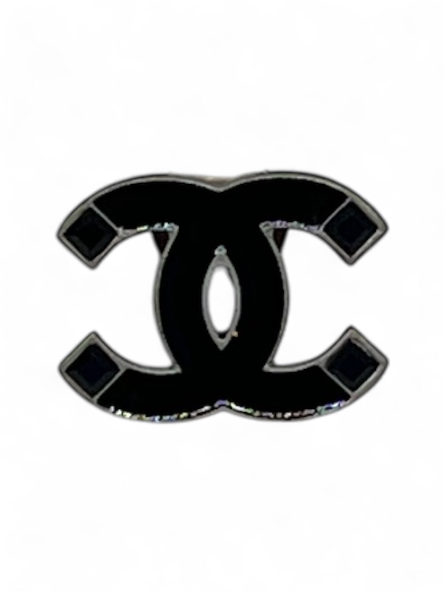 Chanel - Broche, Pin’s / noir à strass