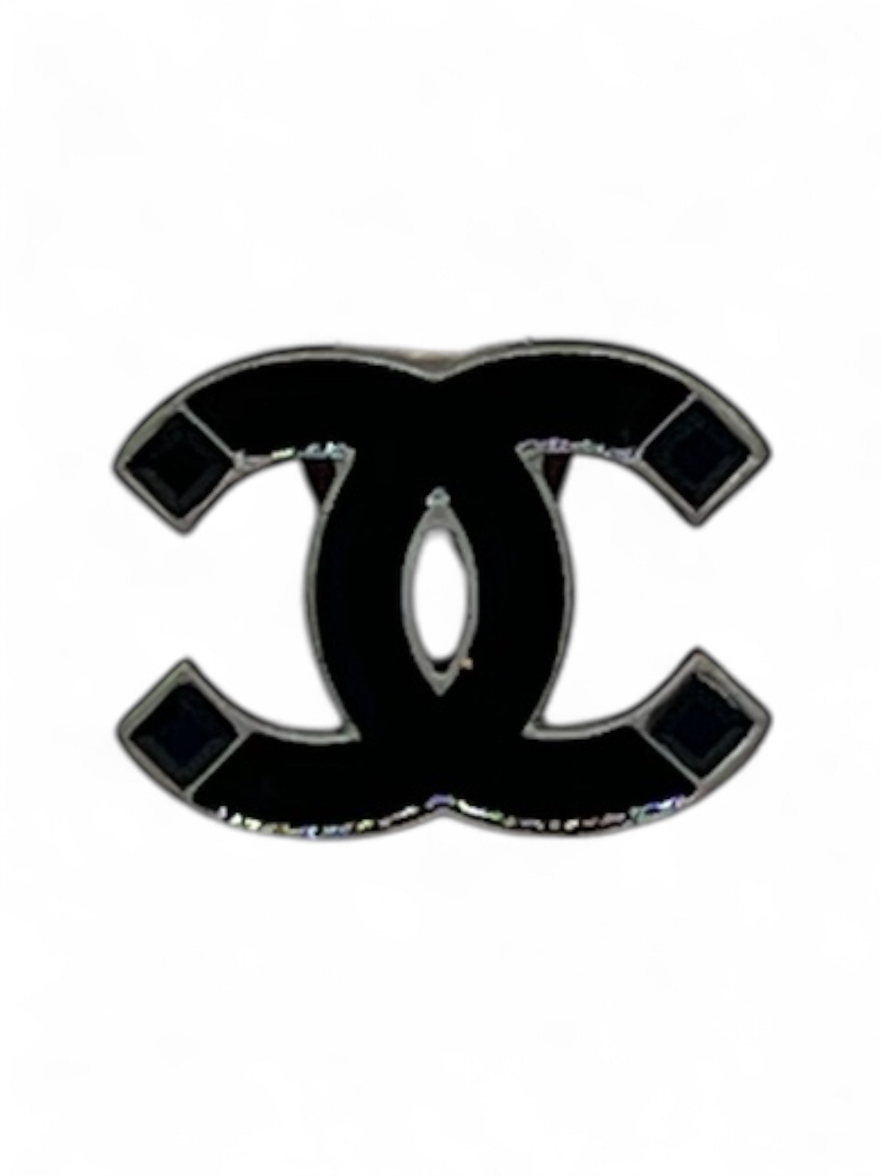 Chanel - Broche, Pin’s / noir à strass