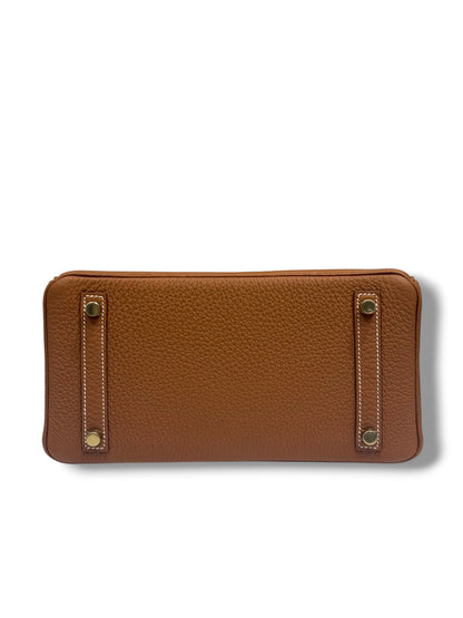Hermès – Birkin 25 aus Togo-Leder, Gold, GHW