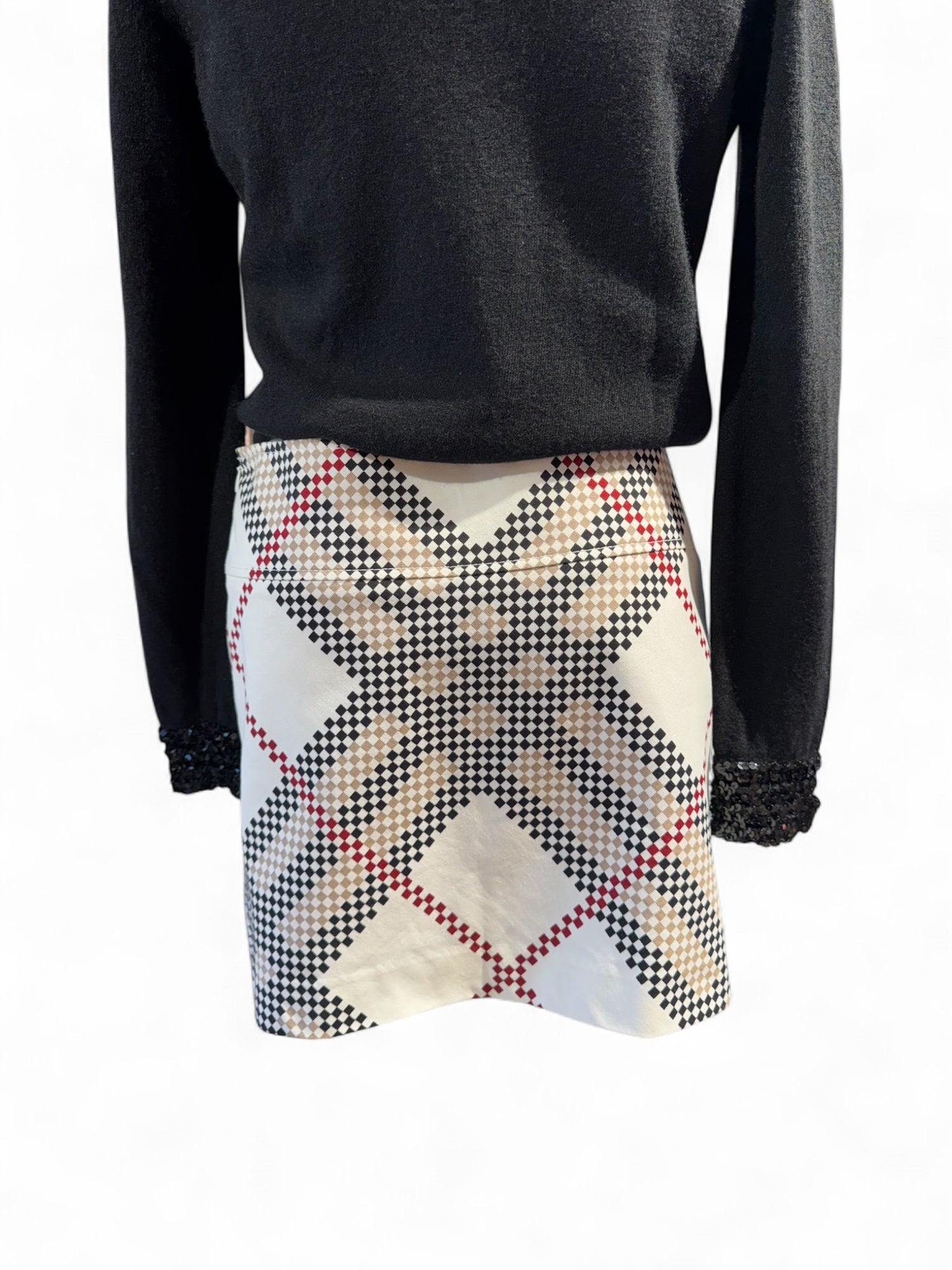 Burberry - Jupe motif nova check T38