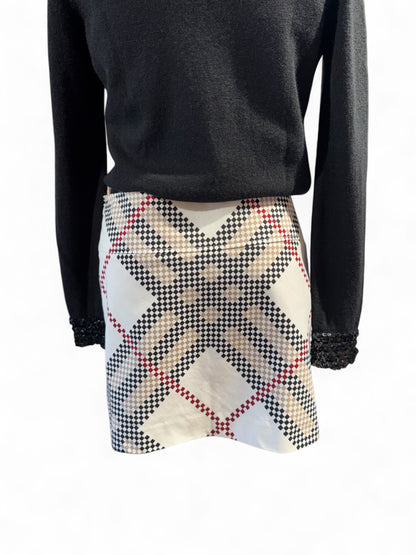 Burberry - Jupe motif nova check T38