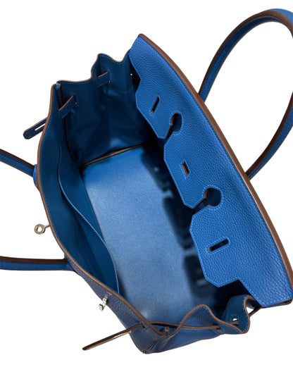 Hermès - Birkin 35 Bleu Mykonos