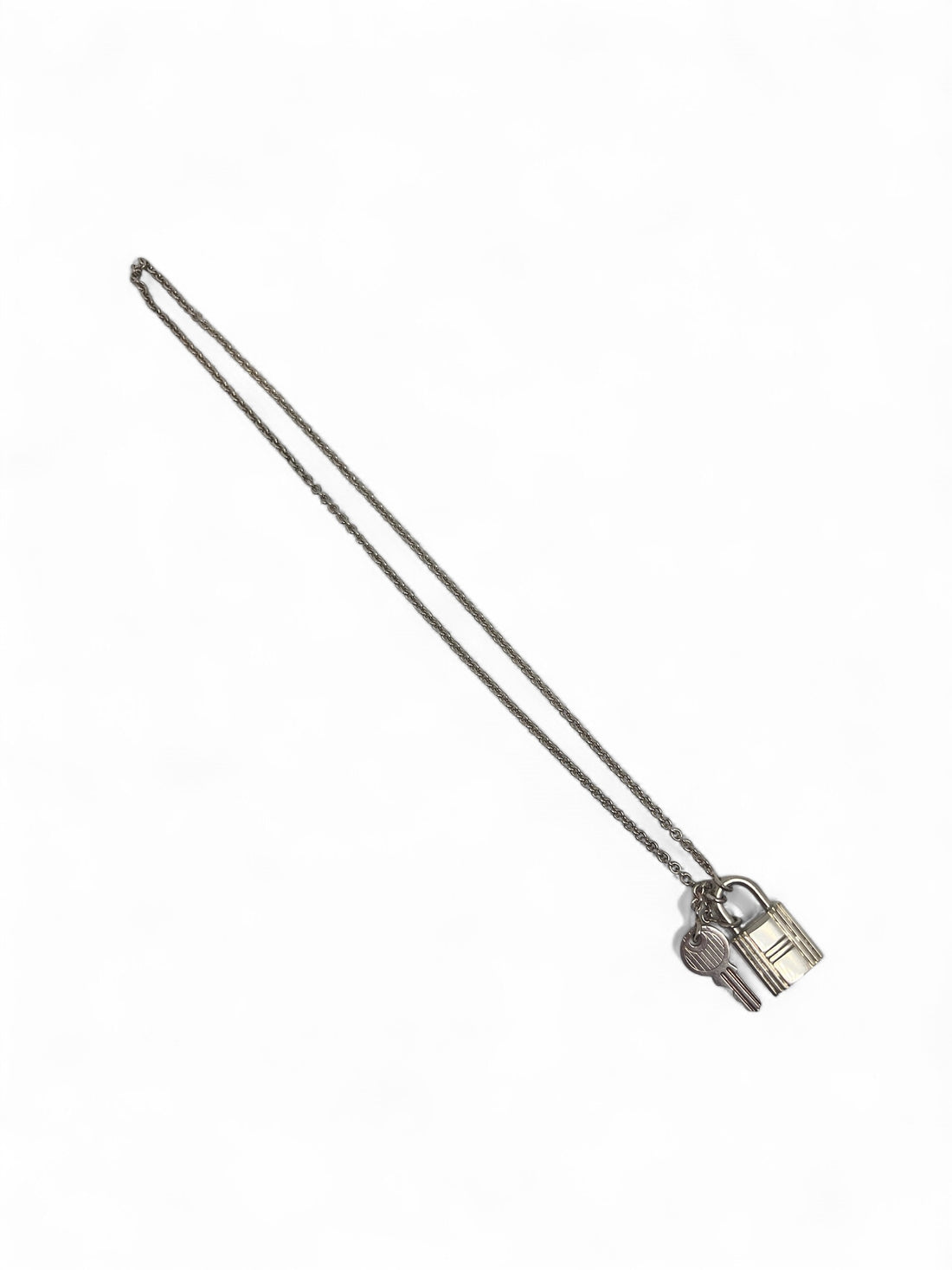 Hermès - Pendentif cadenas en argent