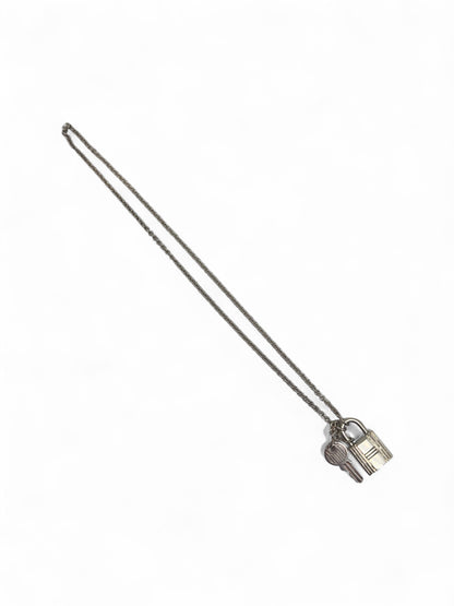 Hermès - Pendentif cadenas en argent