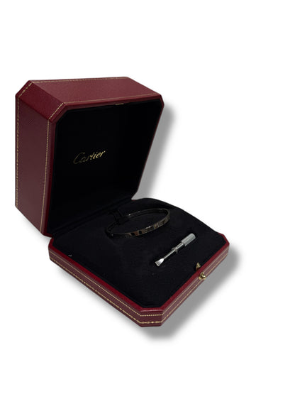 Cartier - Bracelet Love PM or blanc T17