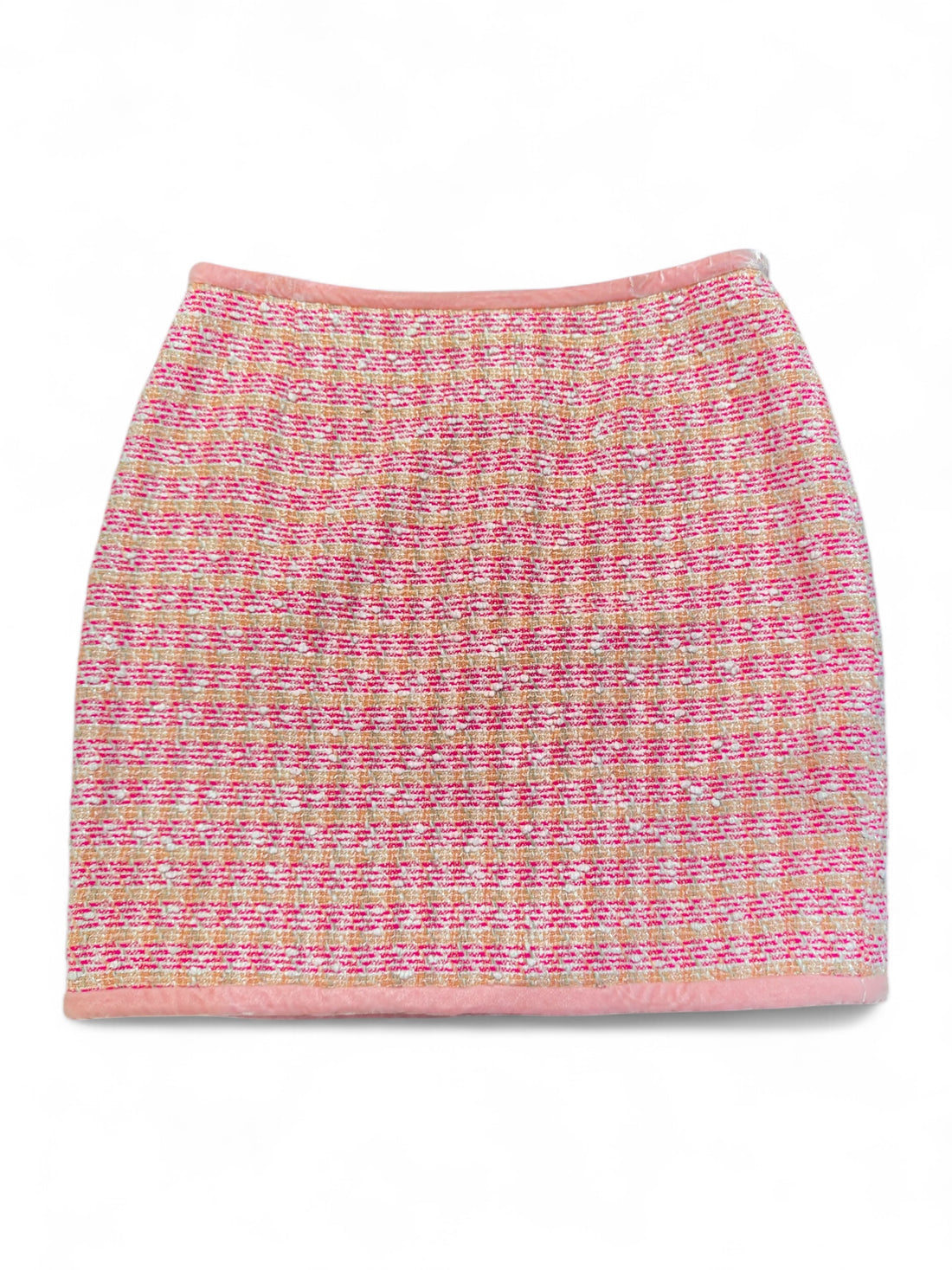 Chanel - Jupe en tweed rose T42