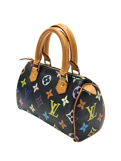 Louis Vuitton - sac nano speedy murakami noir