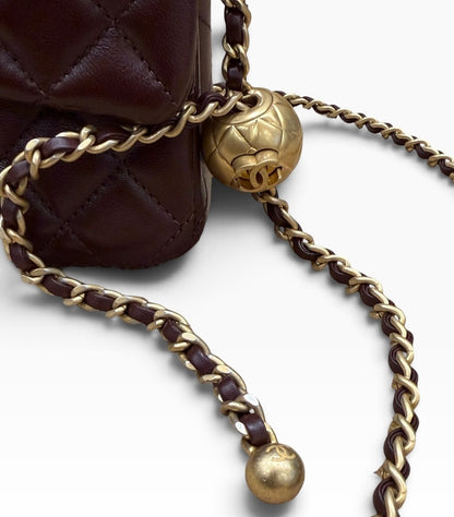 Chanel - Sac Mini rectangulaire avec pampille réglable