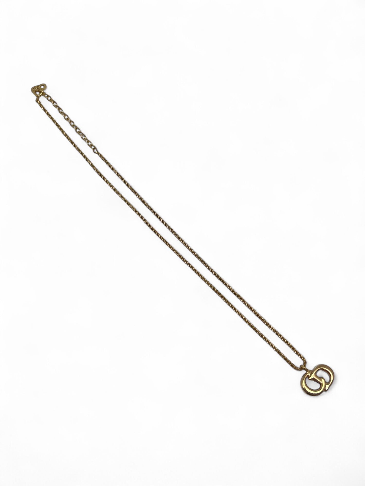 Christian Dior - Pendentif fantaisie doré