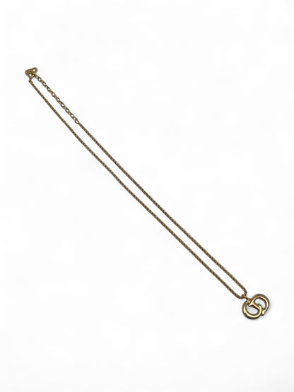 Christian Dior - Pendentif fantaisie doré