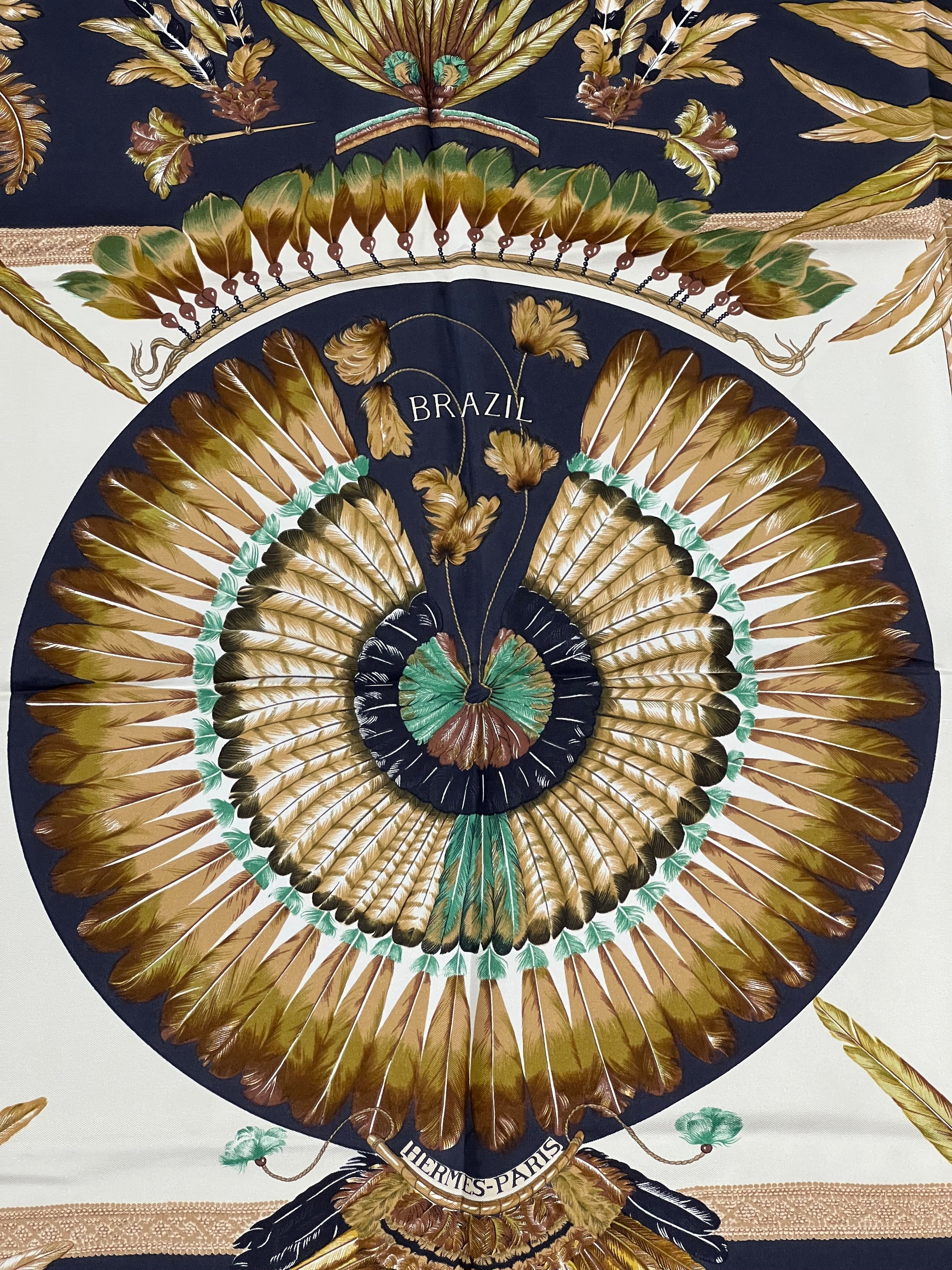 Hermès - Foulard 90 « Brazil »