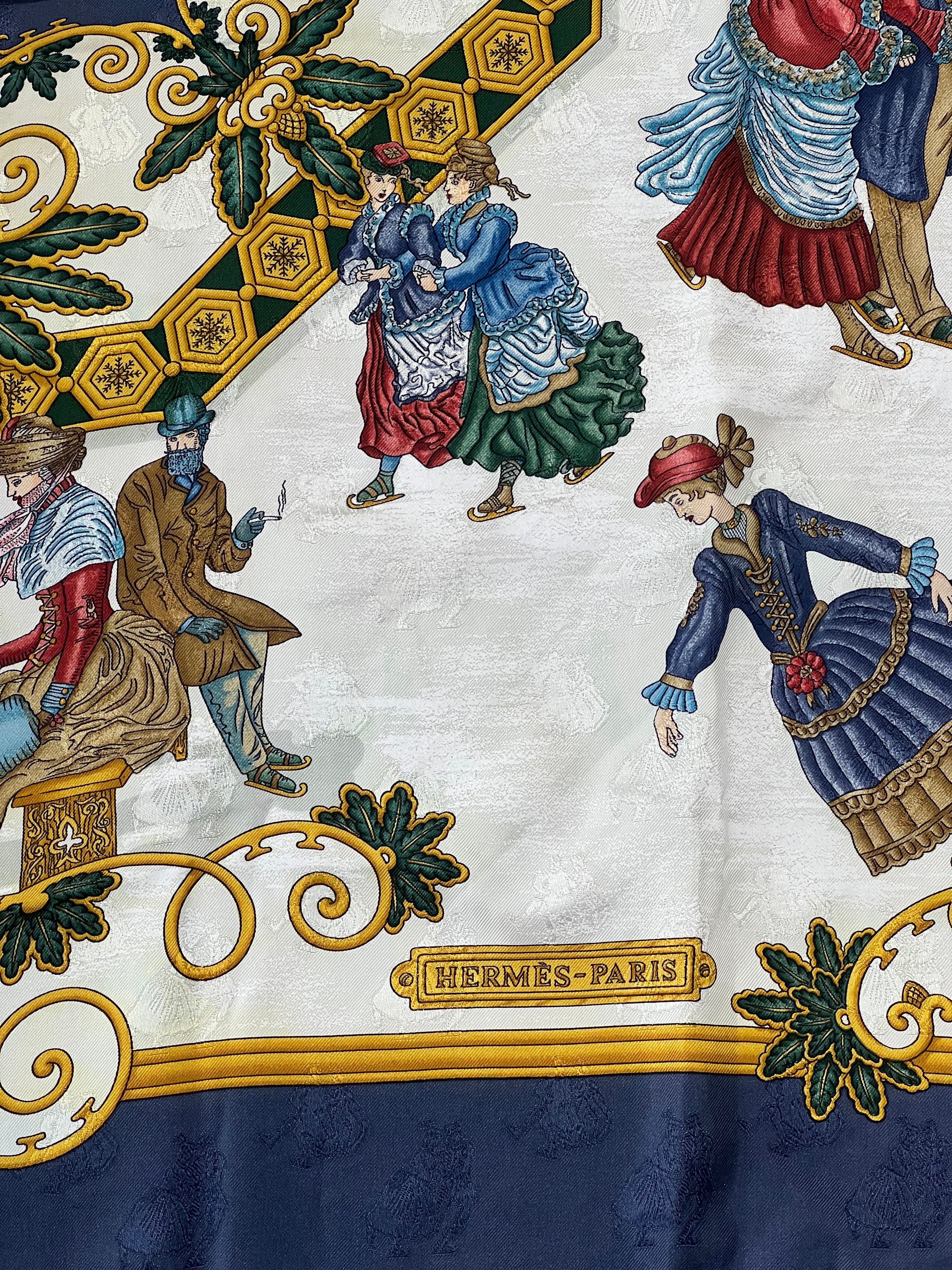 Hermès - Carré 90 « Joies d’Hiver »