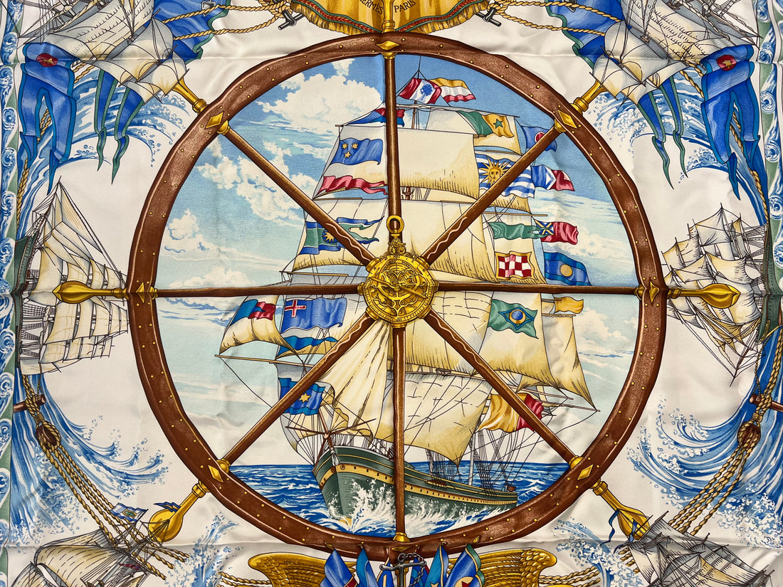 Hermès - Carré 90 « Vive Le Vent »