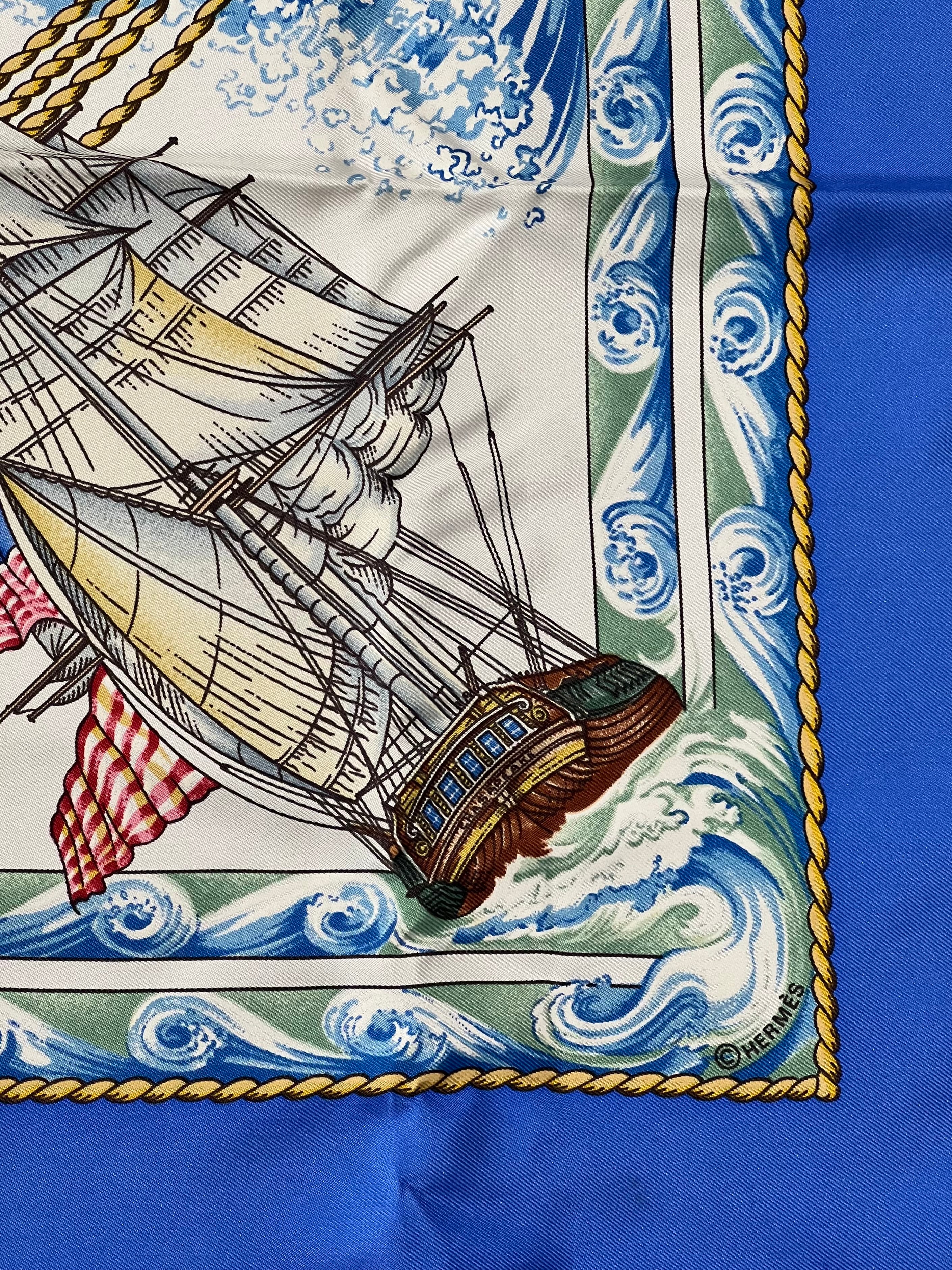 Hermès - Foulard 90 « Vive Le Vent »