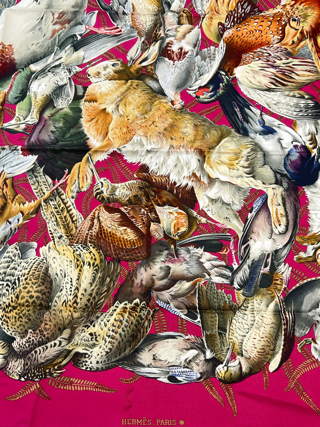 Hermès - Carré 90 « Gibiers »