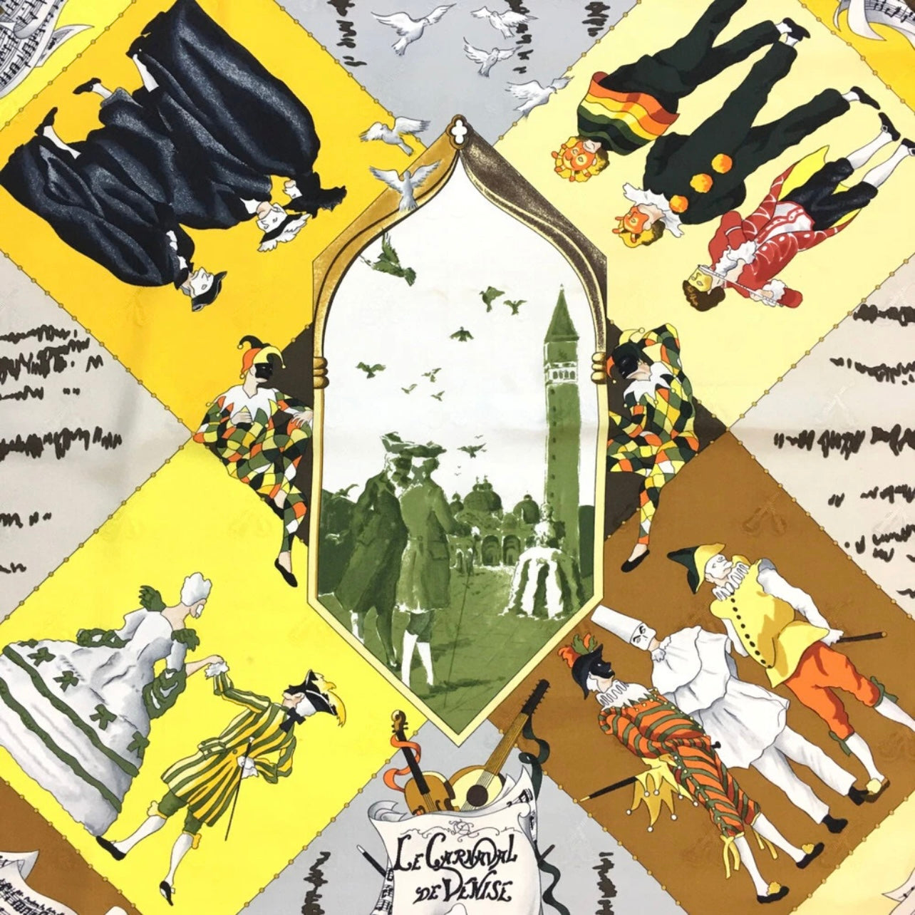 Hermès - Carré 90 « Le Carnaval de Venise »