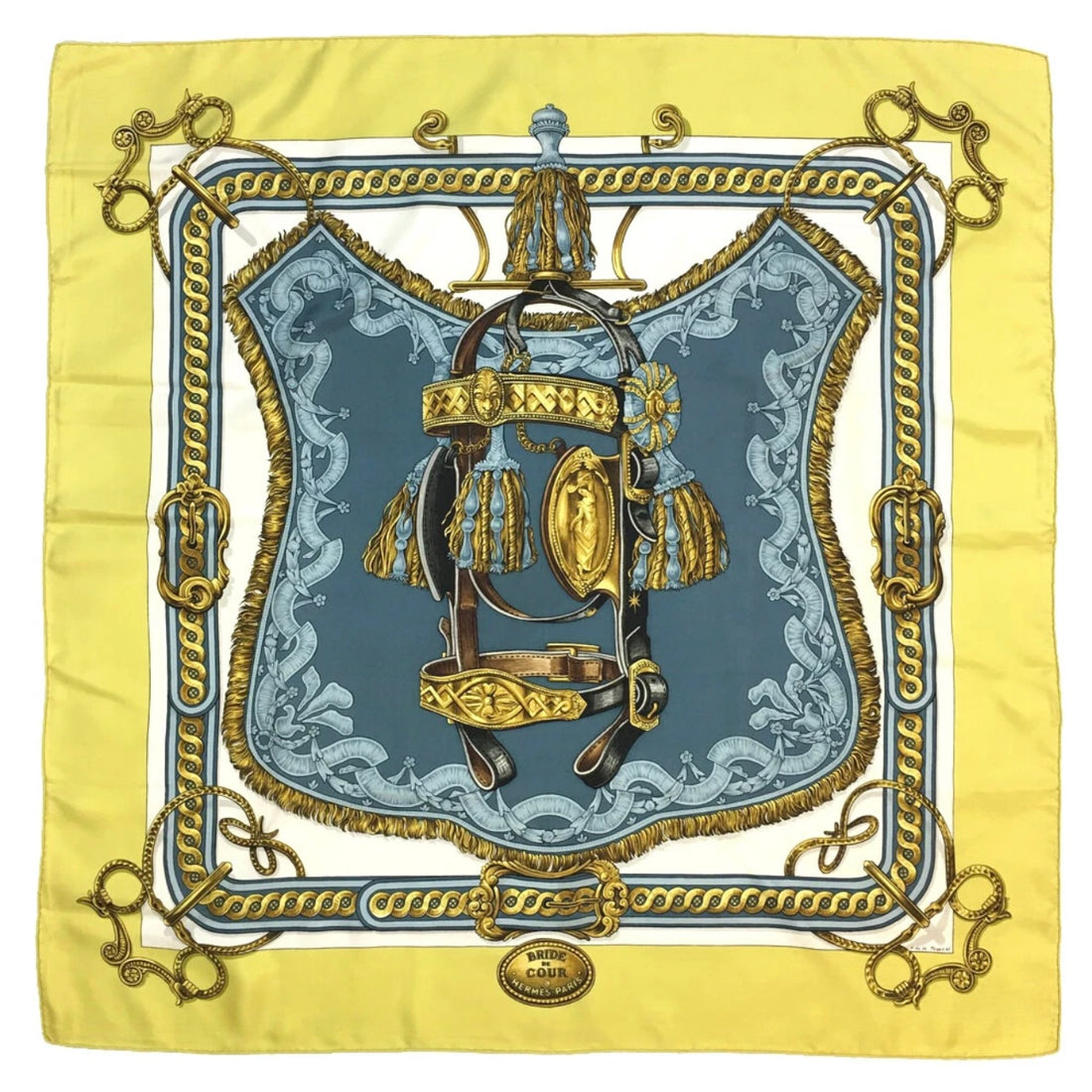 Hermès - Carré 90 « Bride de cour »