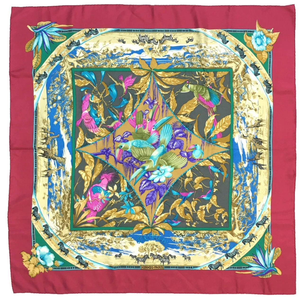 Hermès - Carré 90 « Tropici »