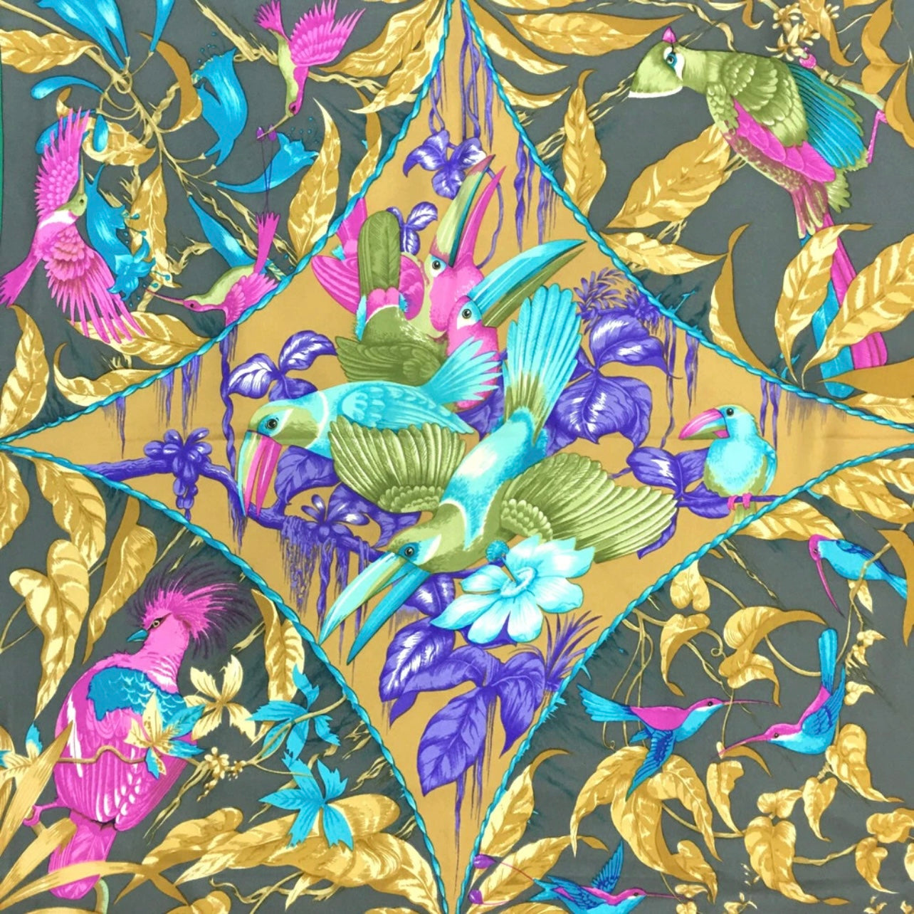 Hermès - Carré 90 « Tropiques »