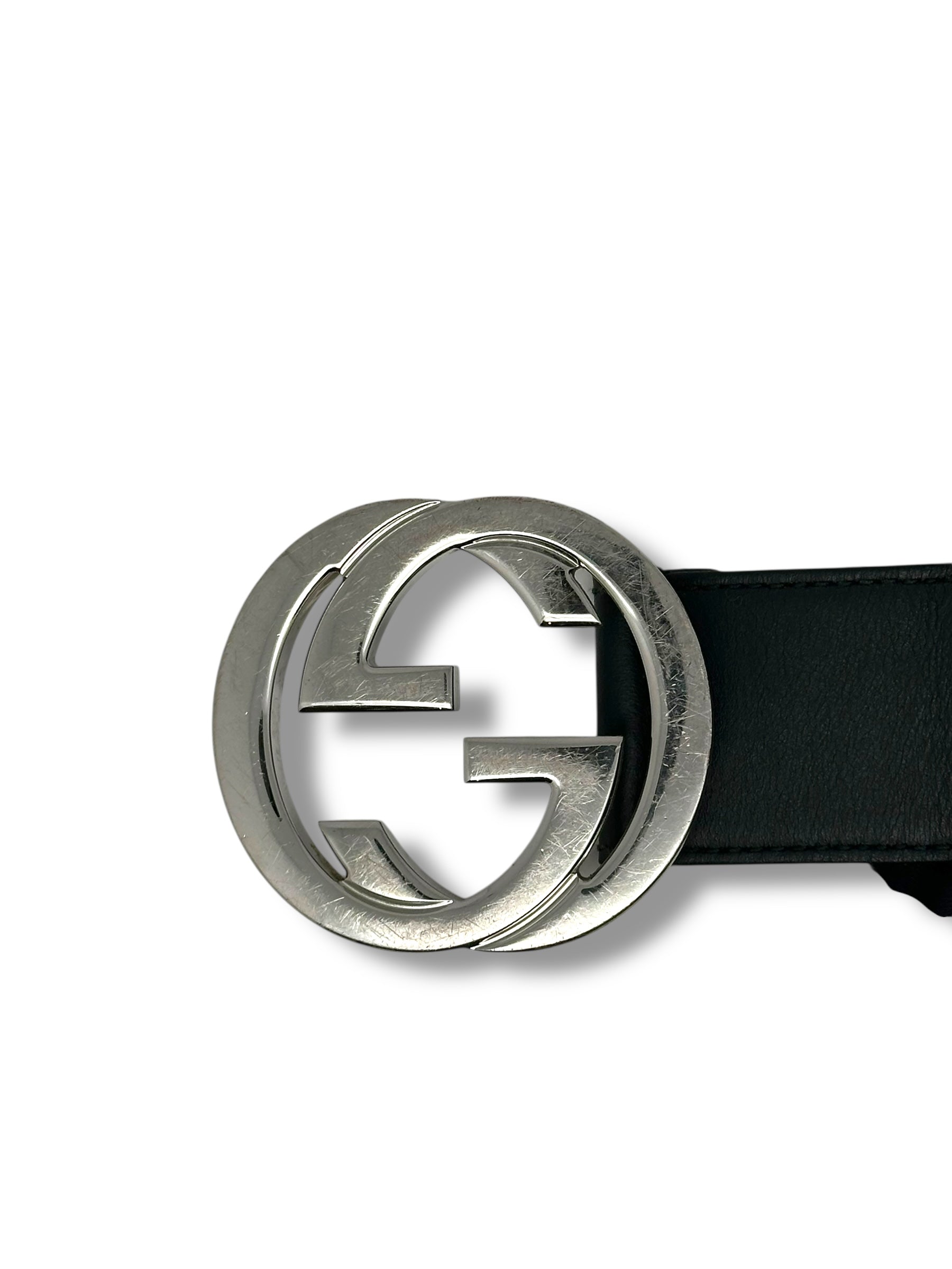 Gucci - Gürtel Schnalle grün und rot T85