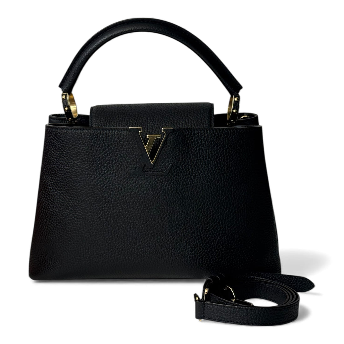 Louis Vuitton - Sac Capucines MM noir