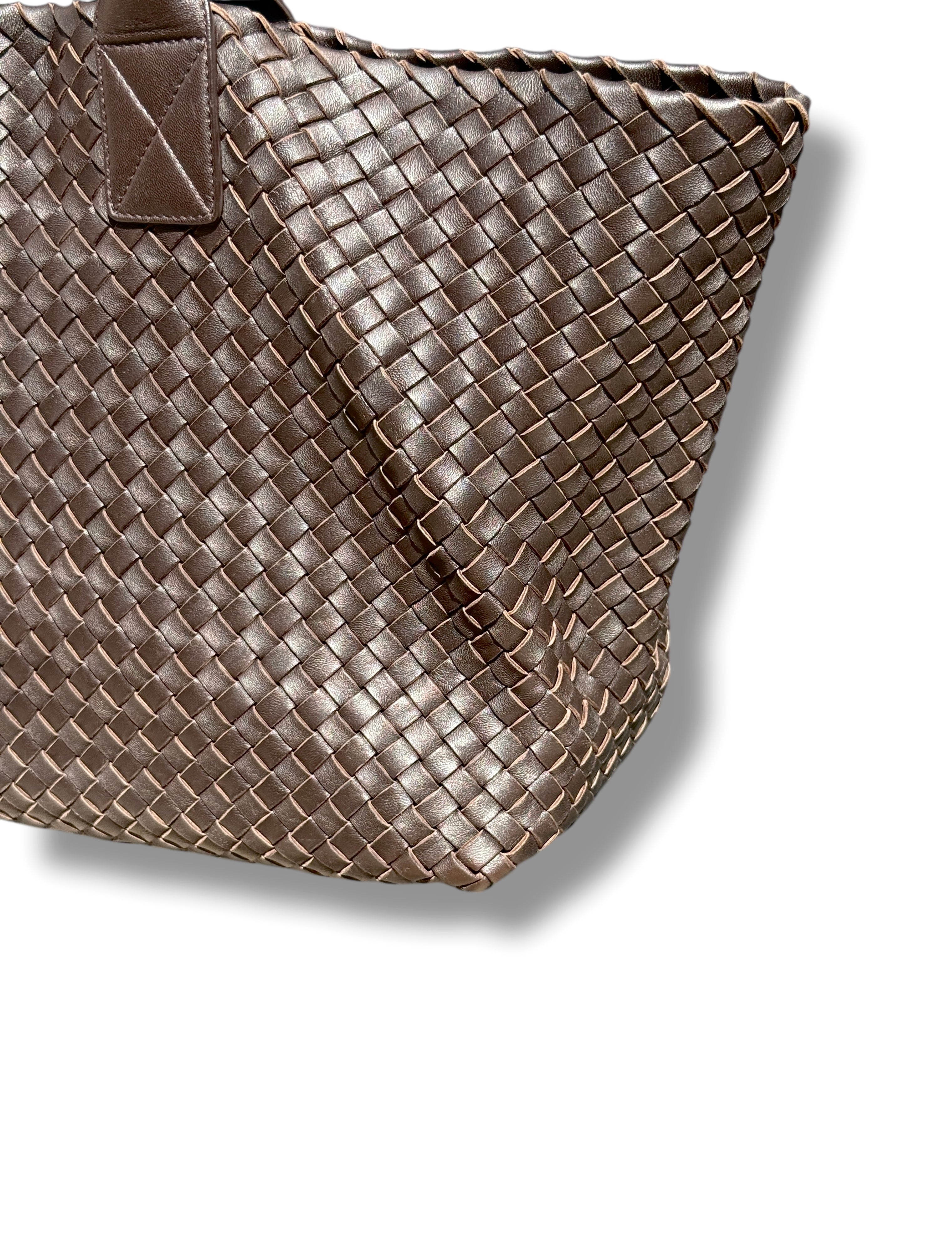 Bottega Veneta - Schokoladenfarbener Tragetaschenbeutel