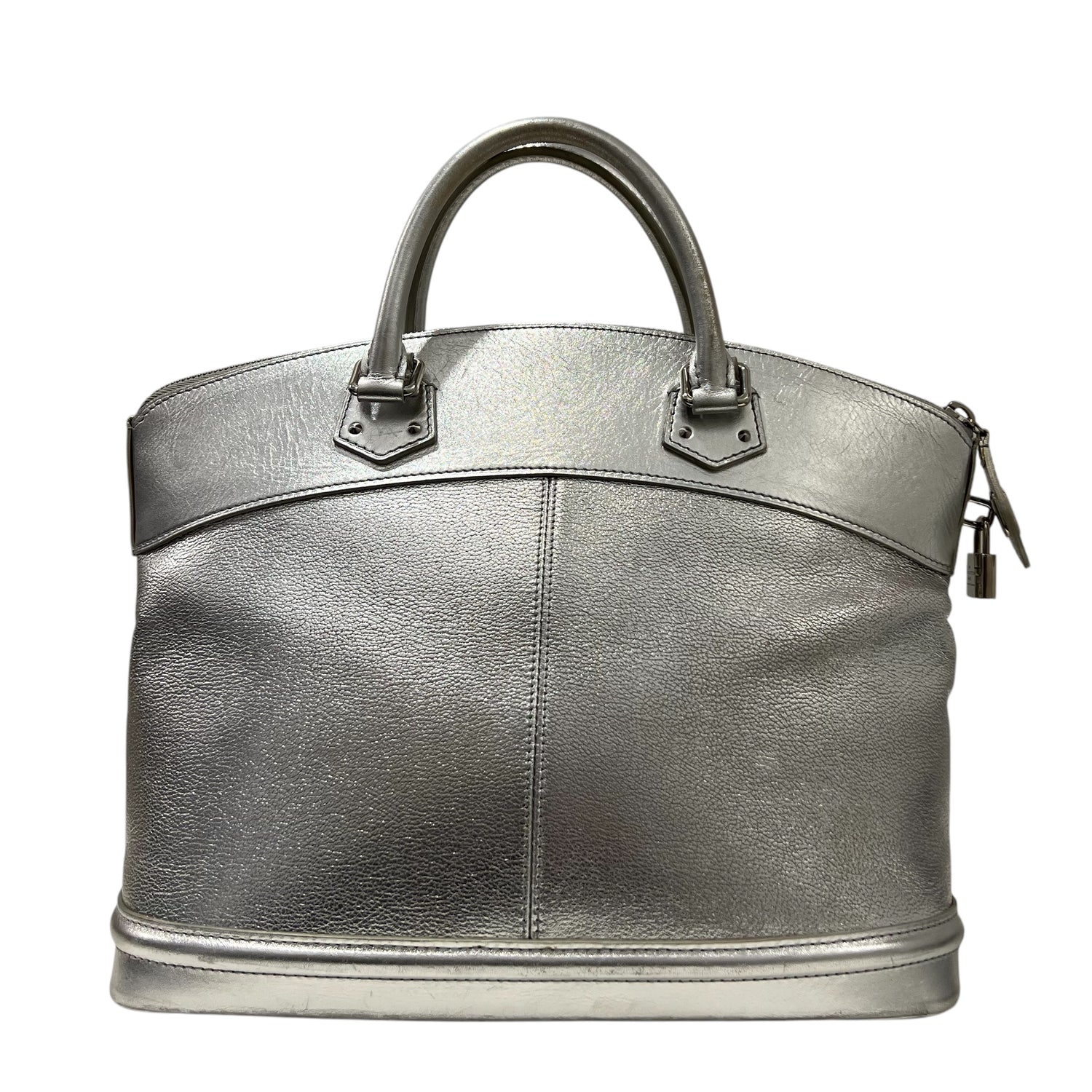 Louis Vuitton - Sac Suhali Lockit argenté